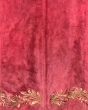 Red Suede 1970s Coat