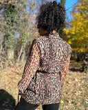 XTRMZ Vintage Animal Print Jacket