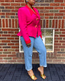 Vintage BICC Pink and Orange blazer