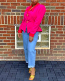 Vintage BICC Pink and Orange blazer