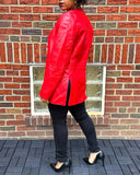 Aggie Red Leather Jacket