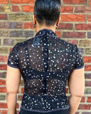 Papell Boutique Sequin Top