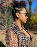 Gold and Black Vintage Earrings