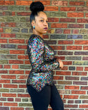 Colorful Sequin Stenay top