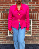 Vintage BICC Pink and Orange blazer
