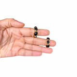 Gold and Black Vintage Earrings
