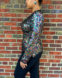 Colorful Sequin Stenay top
