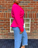 Vintage BICC Pink and Orange blazer