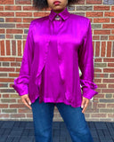 Vintage Jacques Molko Paris Silk Blouse