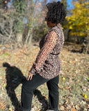 XTRMZ Vintage Animal Print Jacket