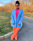 Light Blue Oversized Blazer