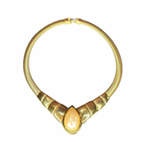 Gold and Pearl Necklace