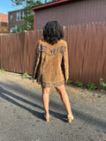 Suede Fringe Jacket
