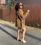 Suede Fringe Jacket