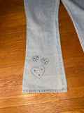 Vintage Studded Heart Jeans