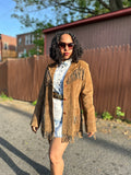 Suede Fringe Jacket