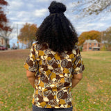 Animal Print Blouse