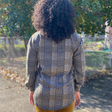 Milano Houndstooth Blouse