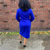 Saville Blue Skirt Suit