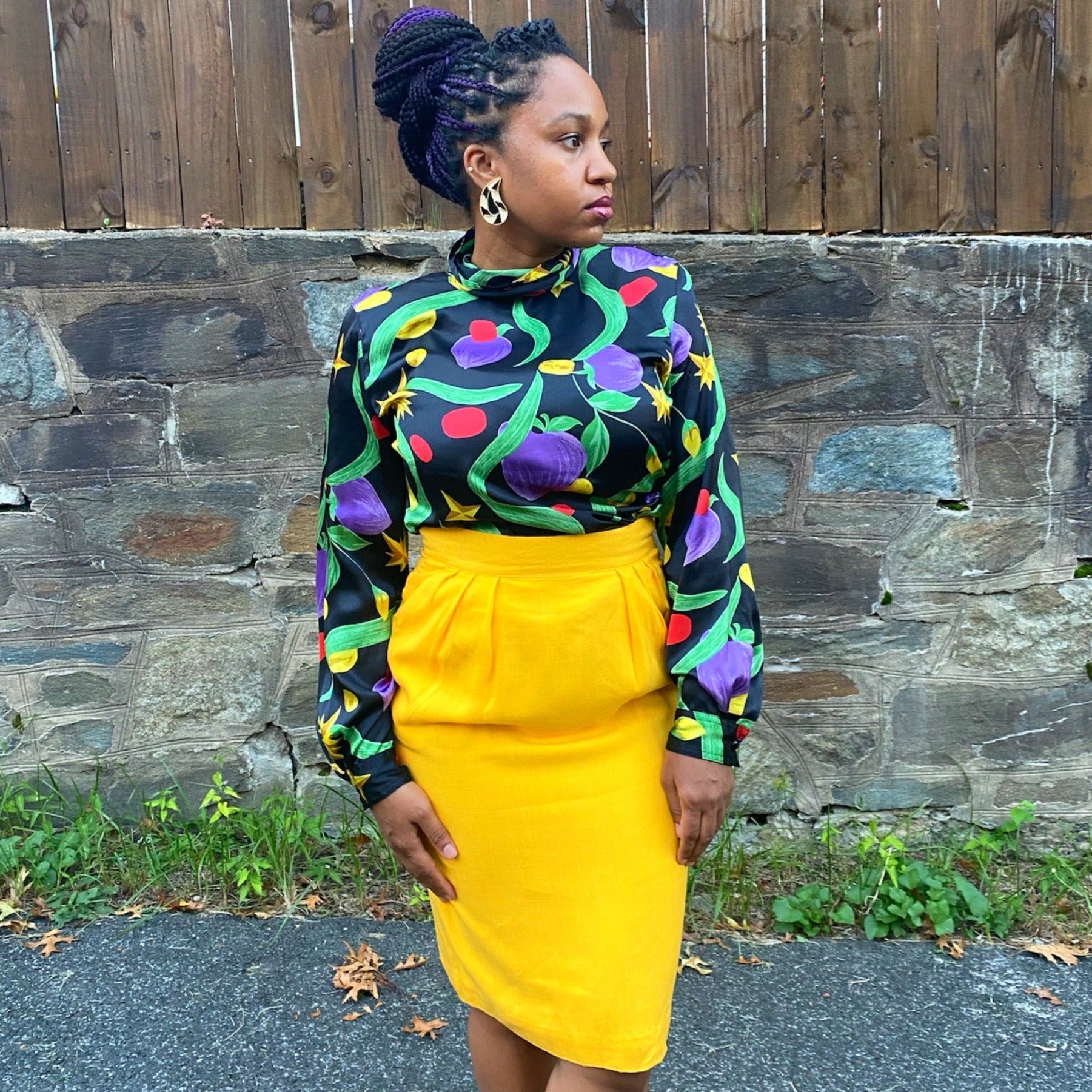 ミニスカート Neon-Yellow Cycling Pencil Skirt ASbyDFProductTemplate_1__0004_