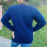 Karen Navy Sweater